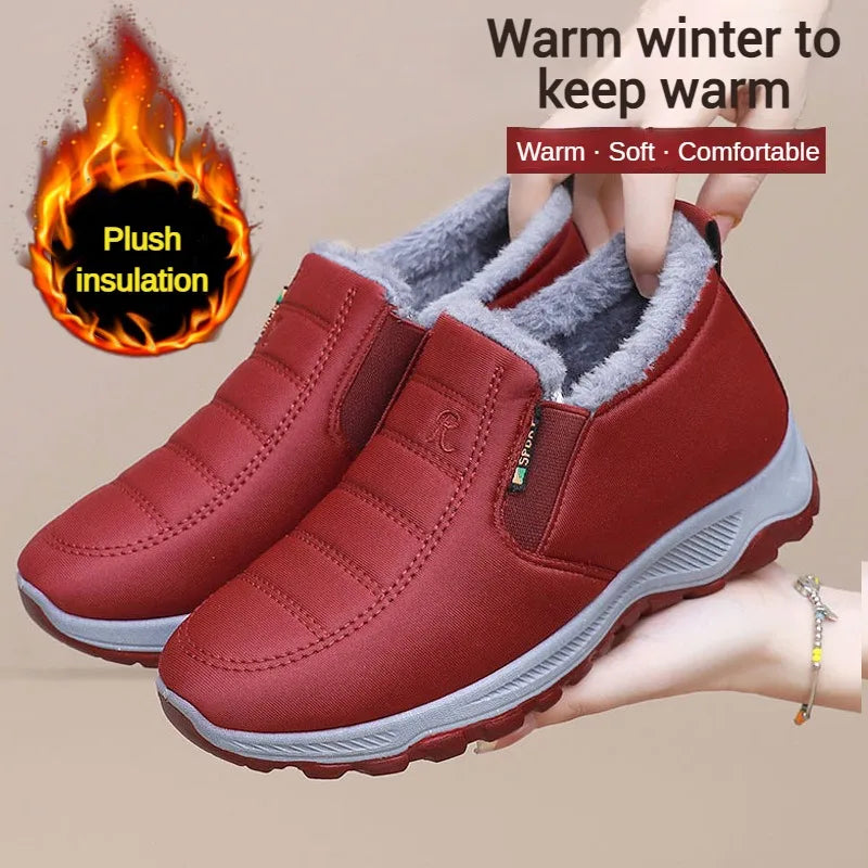 Men's Shoes Autumn Winter Casual Cotton Warm Wear Resistant Chunky Sole Affordable Free Shipping